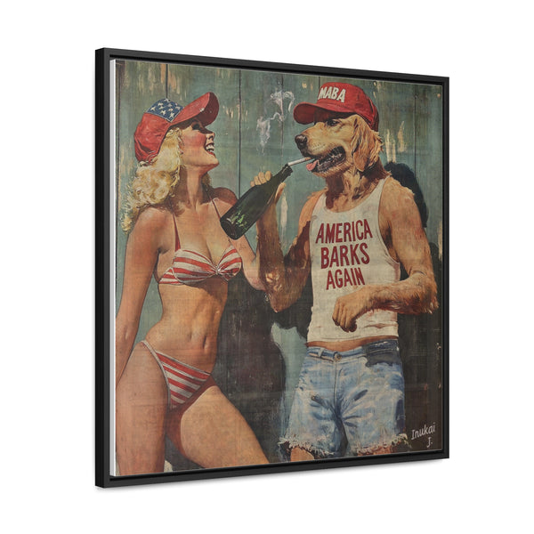 "America Barks Again", Canvas Gallery Wrap