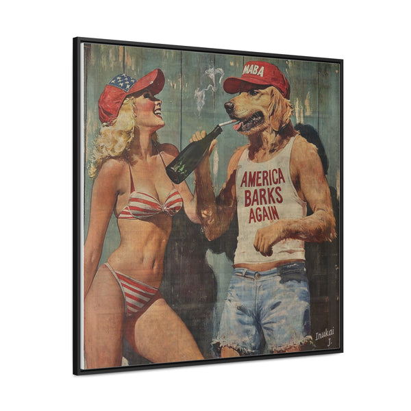 "America Barks Again", Canvas Gallery Wrap