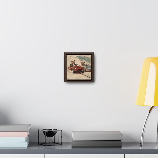 "Porsche v. Ferrari" Canvas Gallery Wrap