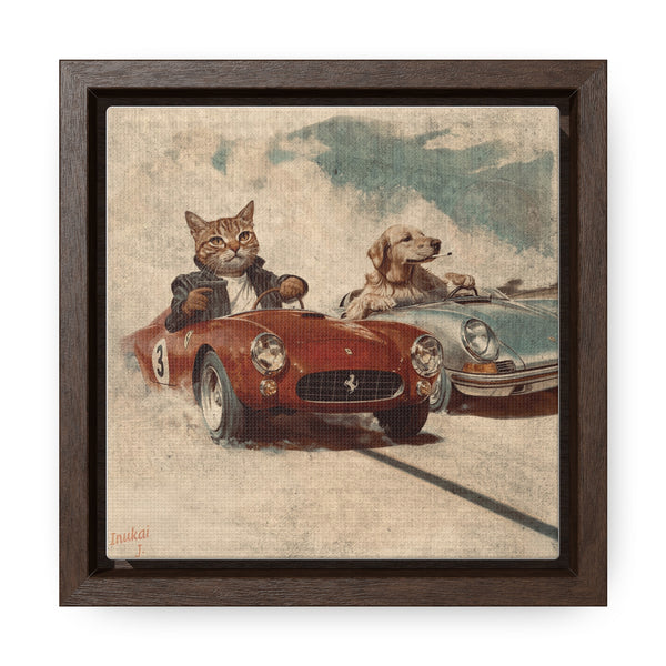 "Porsche v. Ferrari" Canvas Gallery Wrap