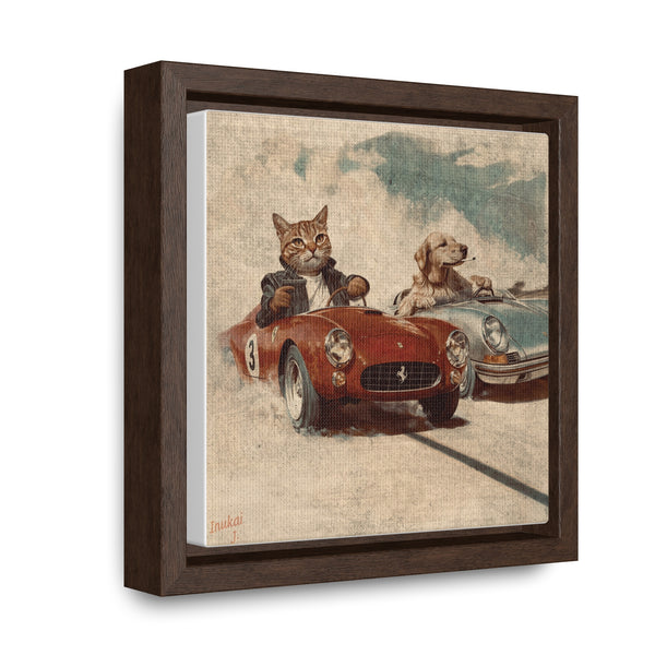 "Porsche v. Ferrari" Canvas Gallery Wrap